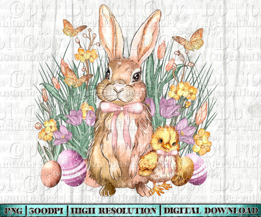 bunny and chick sleeve set Digital Download