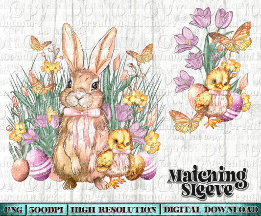 bunny chick sleeve set Digital Download