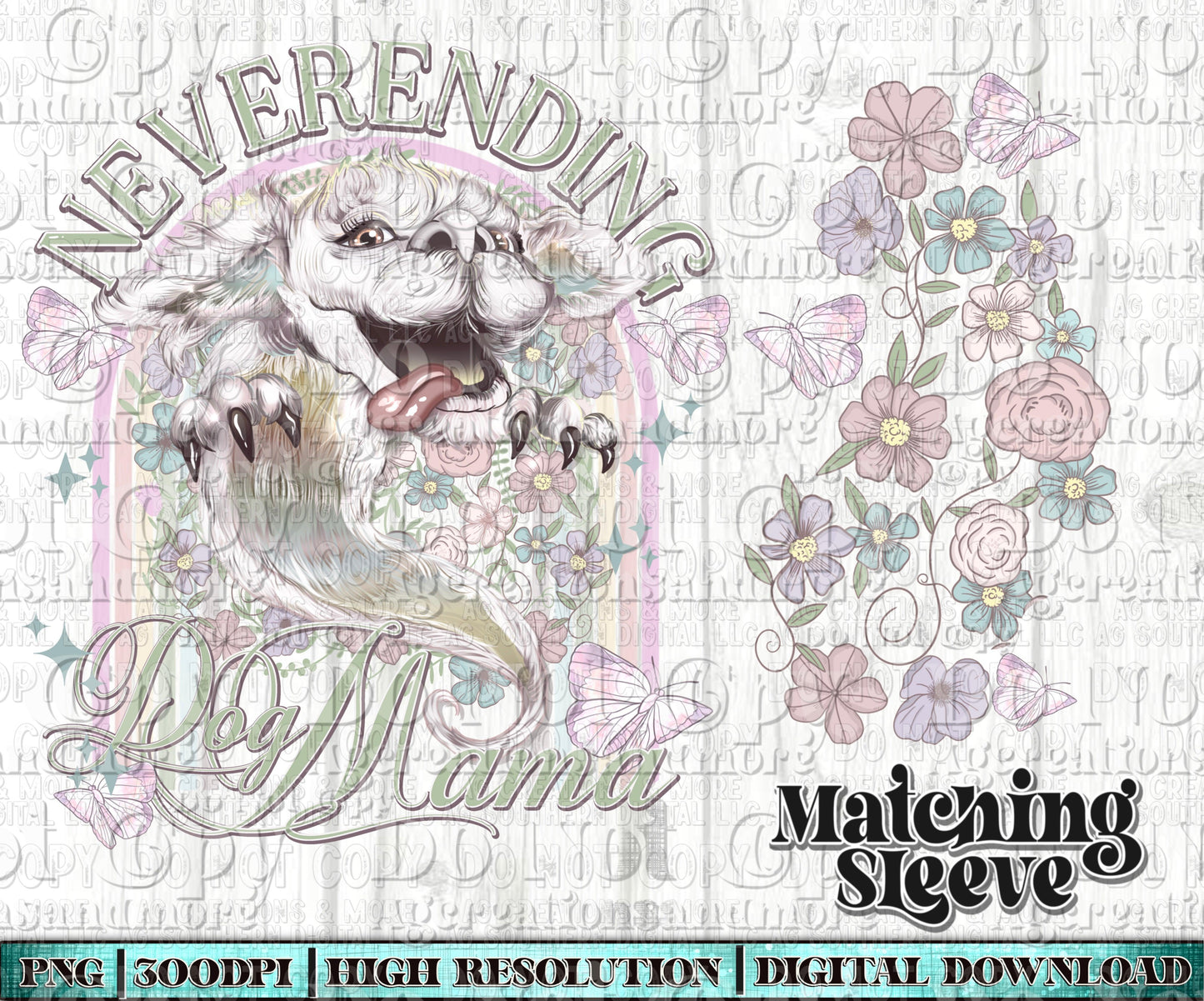 Neverending dog mama set Digital Download