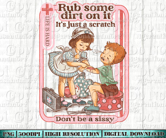 Don’t be a sissy Digital Download PNG