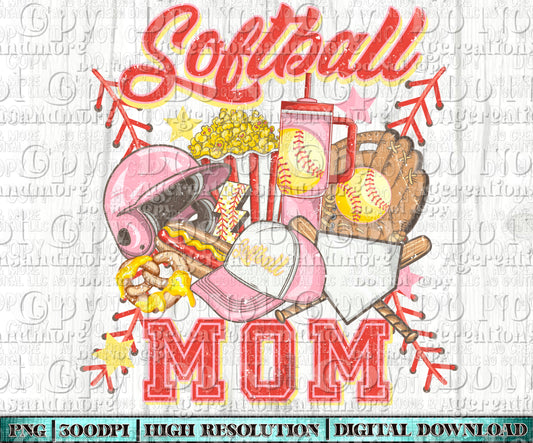 Softball Mom Digital Download