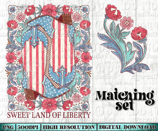 Boot sweet liberty set Digital Download