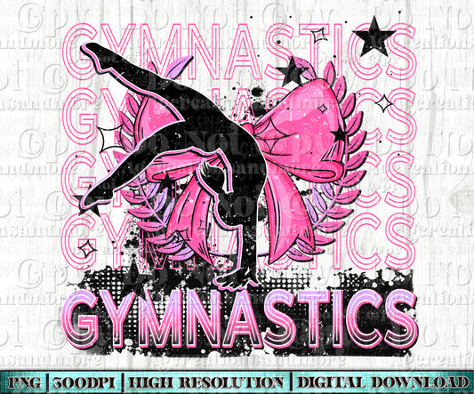 Gymnastics, Digital Download PNG