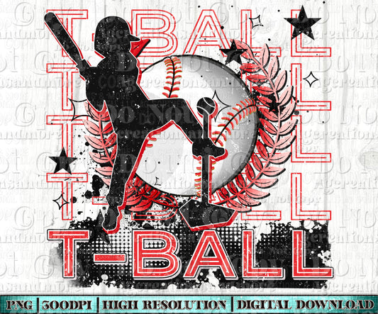 Tball boy Digital Download PNG