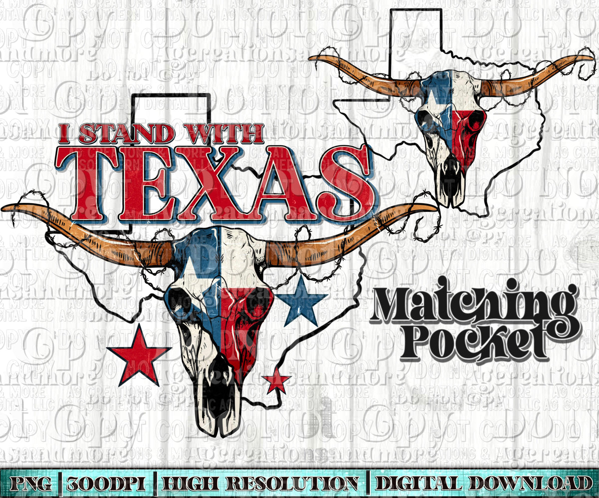 Stand with Texas set Digital Download