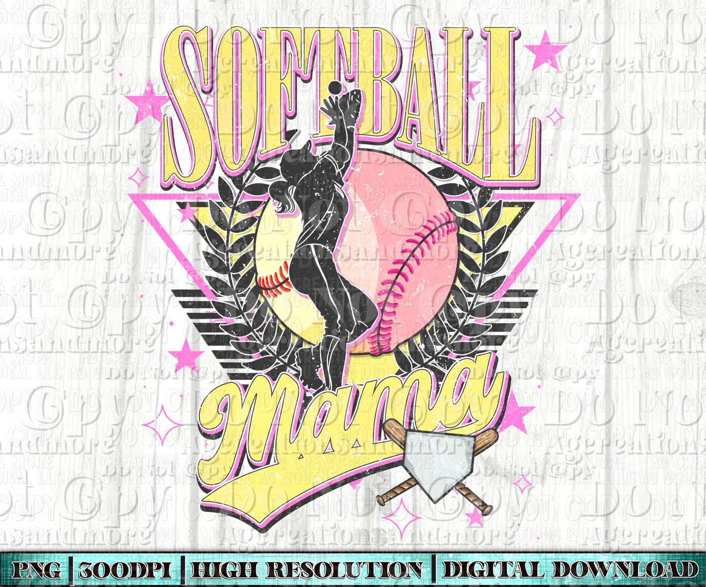 Softball Digital Download