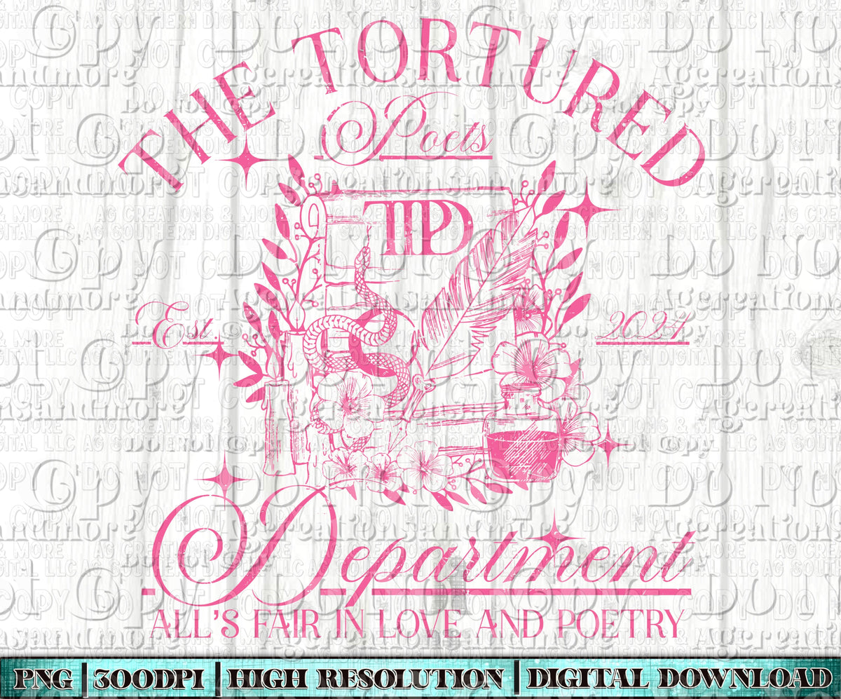 Pink TTPD Single color Digital Download