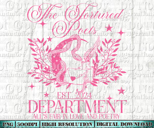 Pink TTPD Single color Digital Download