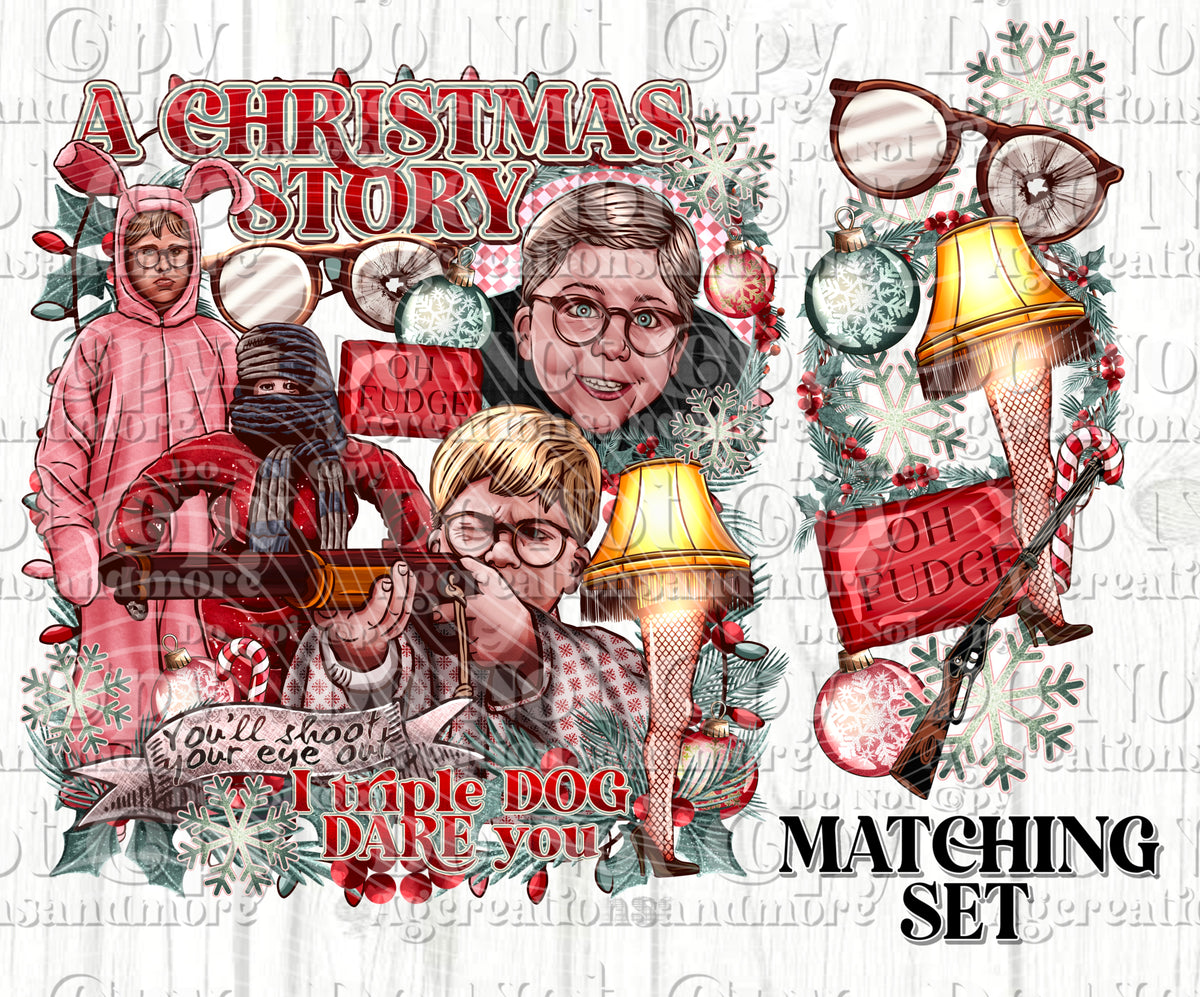 Xmas Story  Set  Digital Download PNG