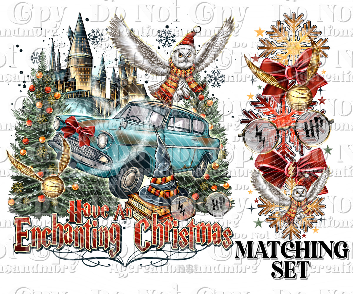 Enchanting Christmas Set Digital Download PNG