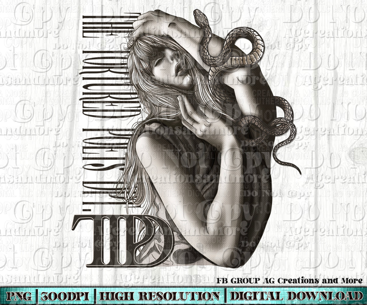 Pretty Girl snake PNG Digital Download