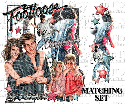 Lets Dance Set Digital Download PNG