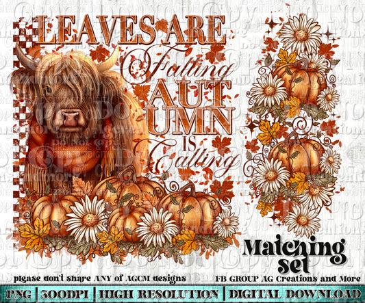 Autumn is calling Set digital download PNG