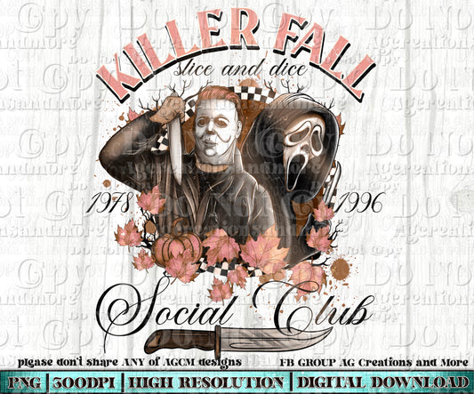 Killer Fall digital download PNG