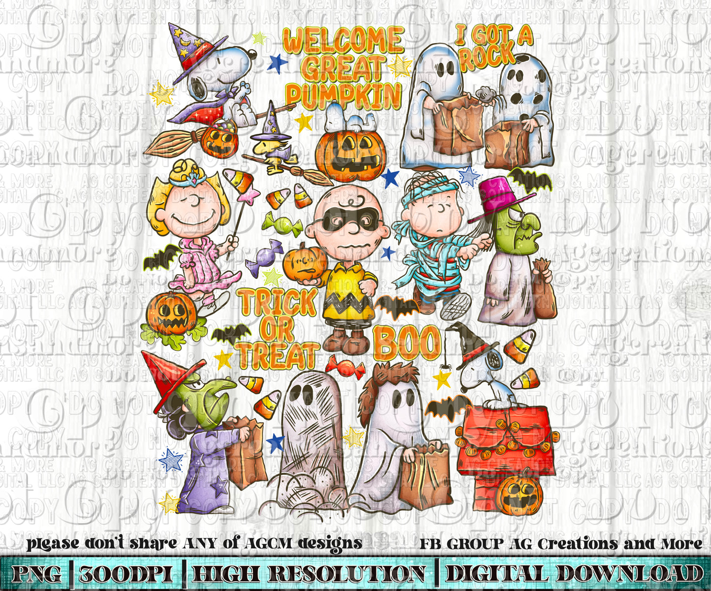 Great pumpkin Digital Download PNG