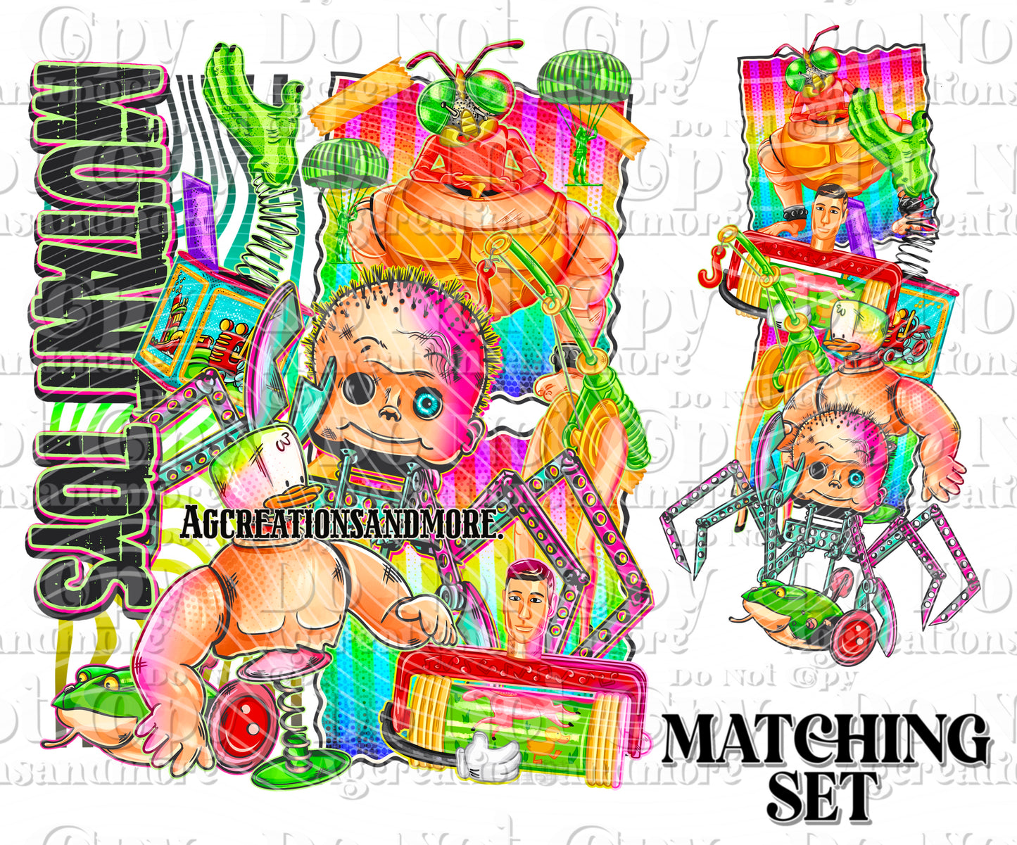 Mutant Toys No Sid Digital Download PNG