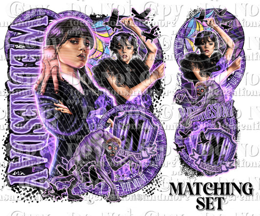 Nevermore set Digital Download PNG