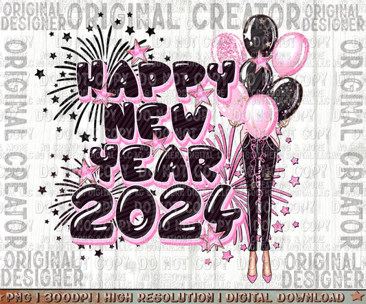 2024 Happy New Year Digital Download