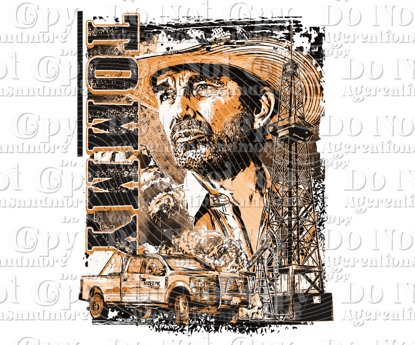 Tom Oil land Digital Download PNG