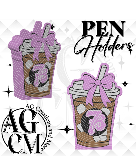 Pink Ice Coffee Drink 7B 3D Pen Holders (wholesale)
