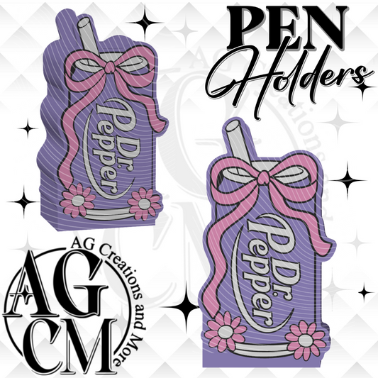 Girly Soda pd 3D Pen Holder 3MF File