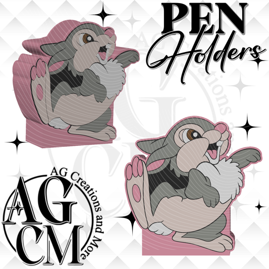 Rabbit 3D Pen Holder 3MF / STL File