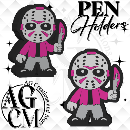 Scary Mask 3D Pen Holder 3MF / STL File