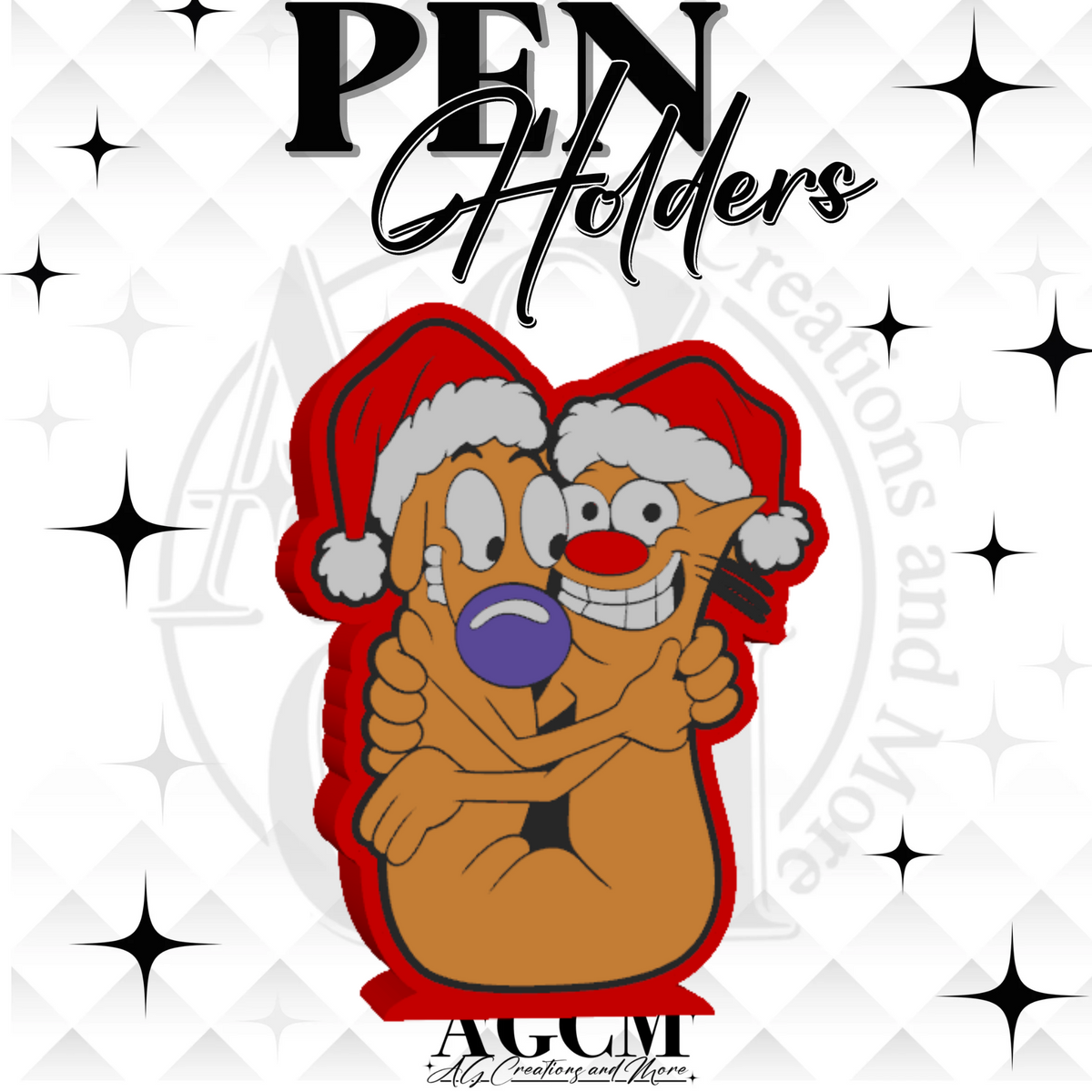 90s Quirky Duo 3D Pen Holders (wholesale)