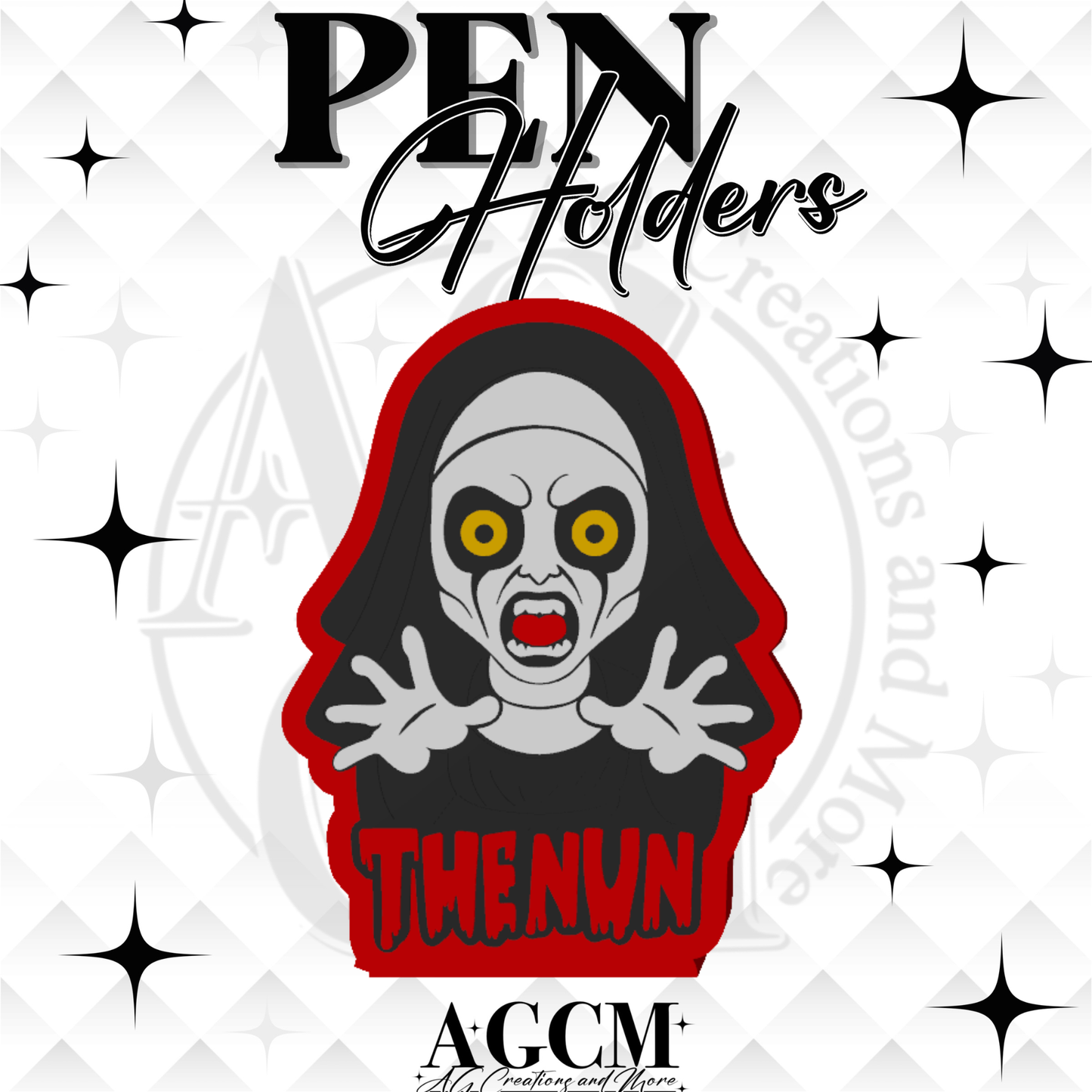 Nun 3D Pen Holder 3MF / STL File