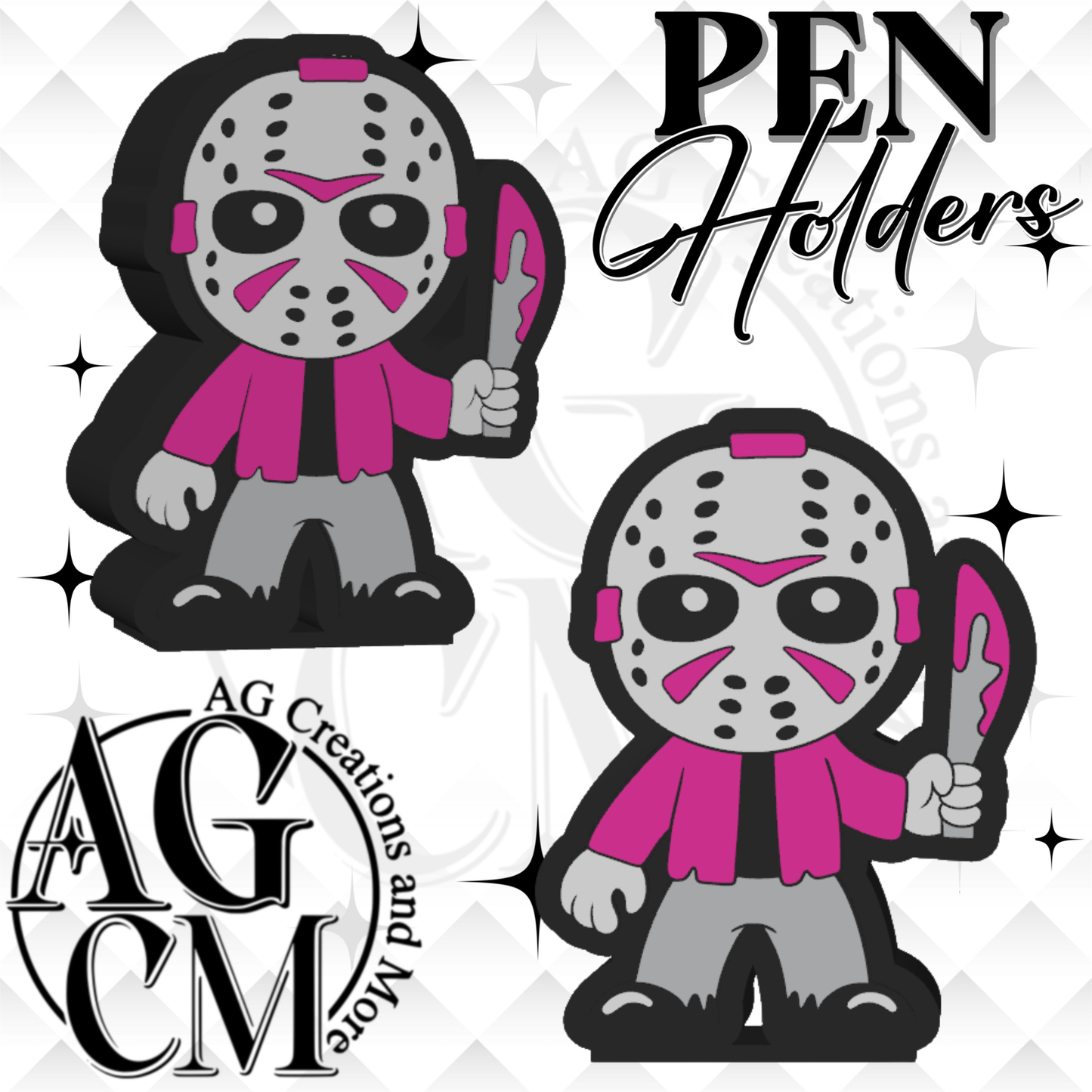 Scary Mask 3D Pen Holders (wholesale)