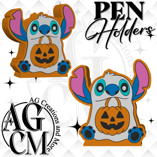Blue guy ghost 3D Pen Holders (wholesale)