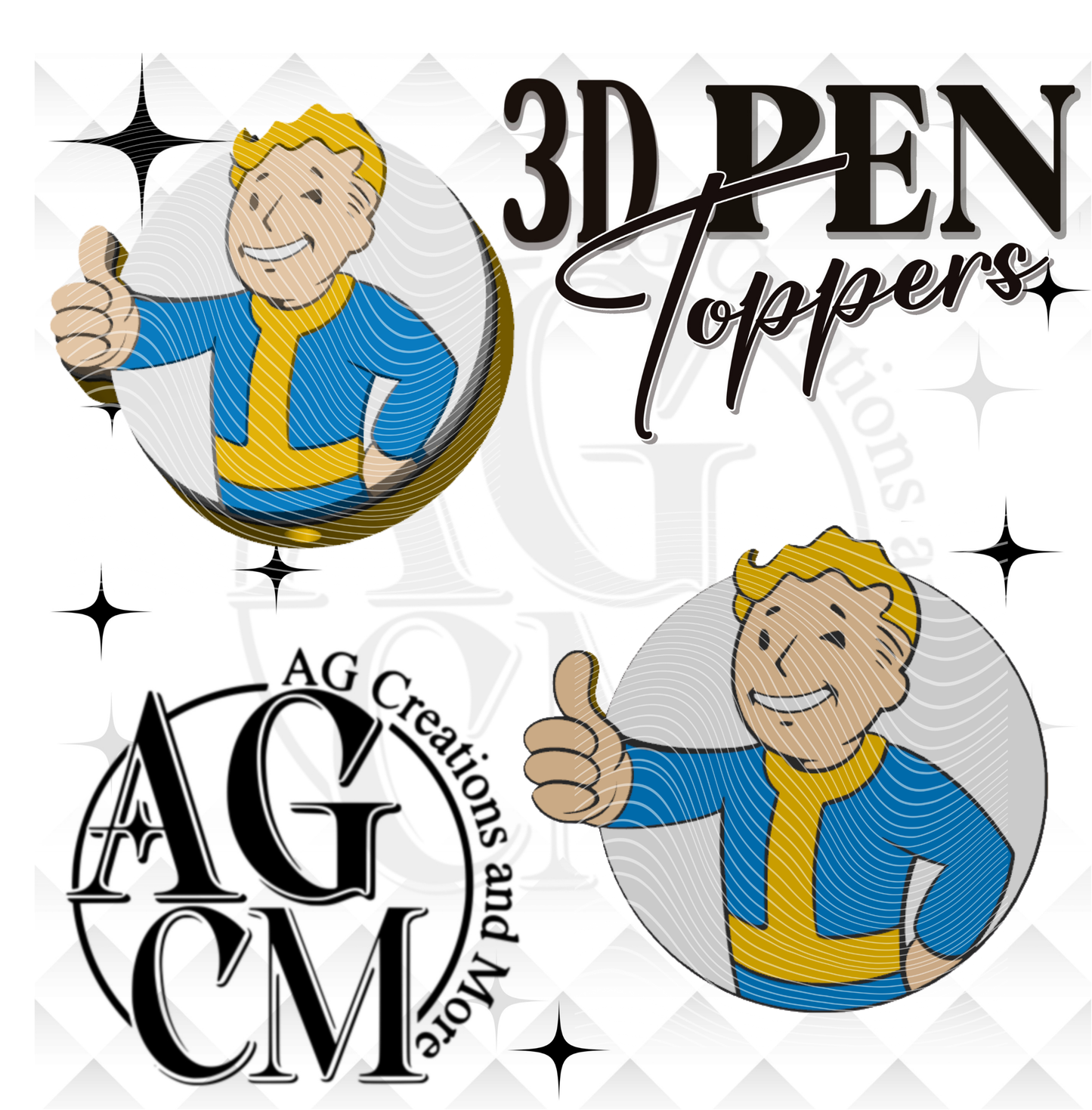 Fall Boy Pen Toppers (wholesale)