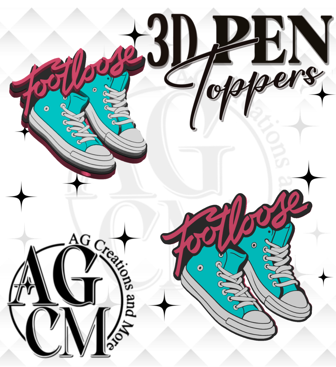 Cut Loose 3D Pen Toppers (wholesale)