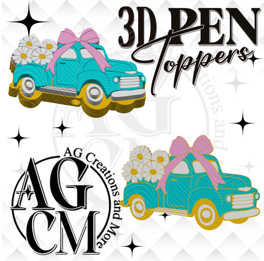 3D Dandelions 3D Pen Toppers (wholesale)