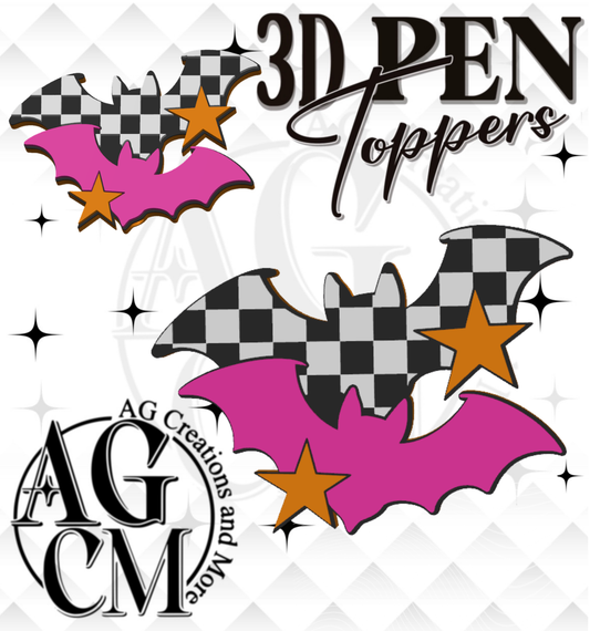 Freaking Bats 3D Pen Toppers (wholesale)