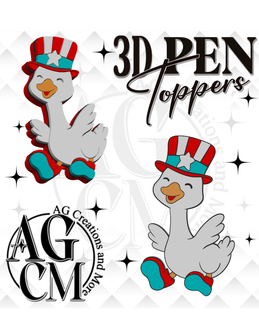 USA Goose 3D Pen Toppers (wholesale singles)