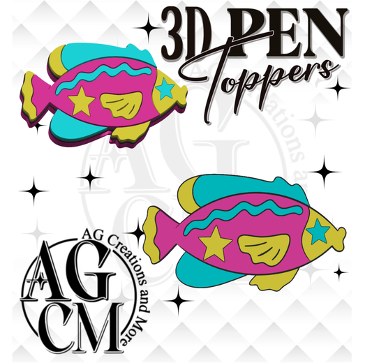 Fish 3D Pen Toppers (wholesale)