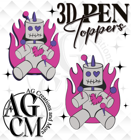 Voo 3D pen Toppers 3MF File
