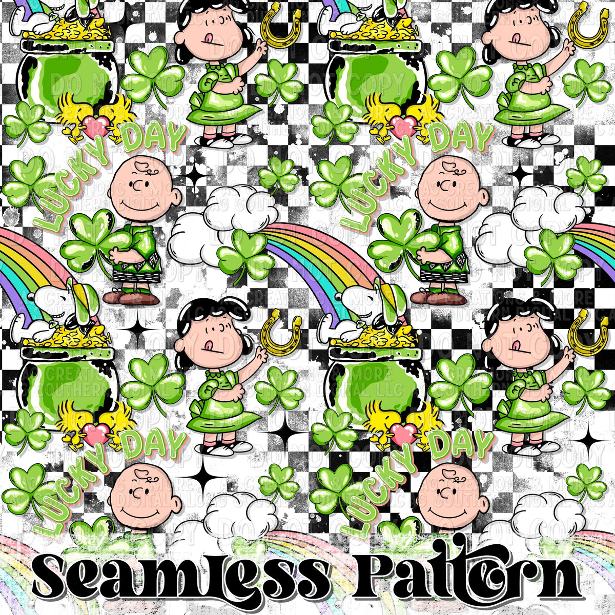 Lucky Day Seamless Pattern