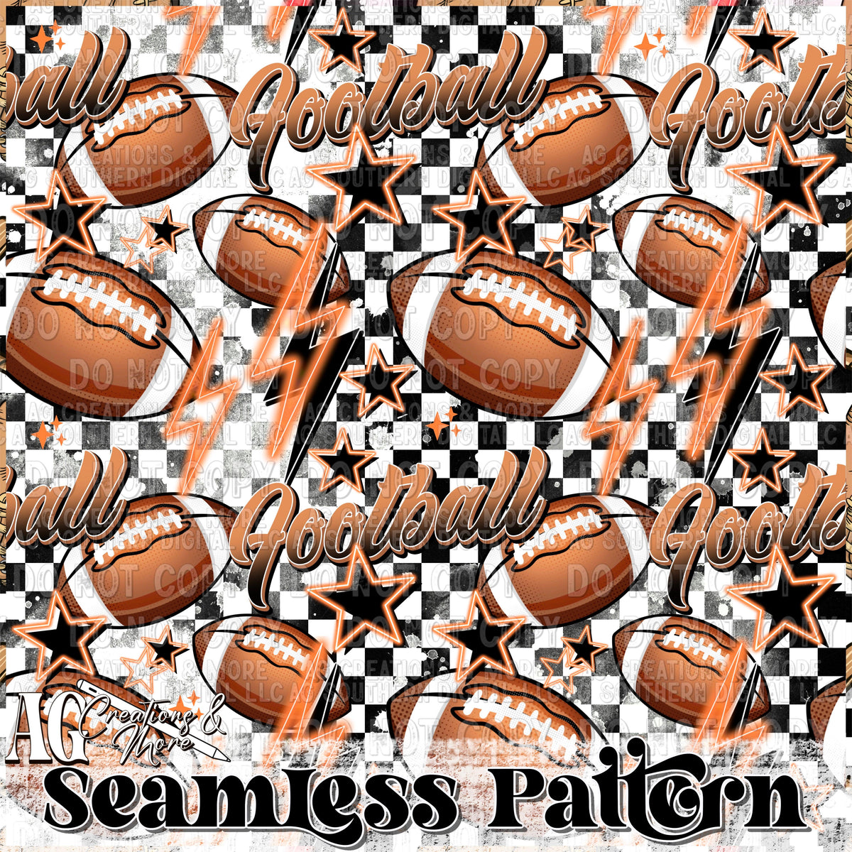 Football Seamless Pattern