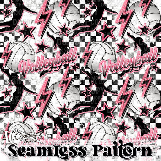 Volleyball Seamless Pattern