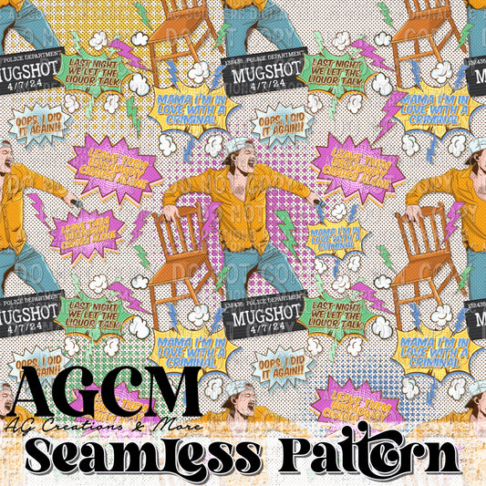 Funny humor Seamless Pattern