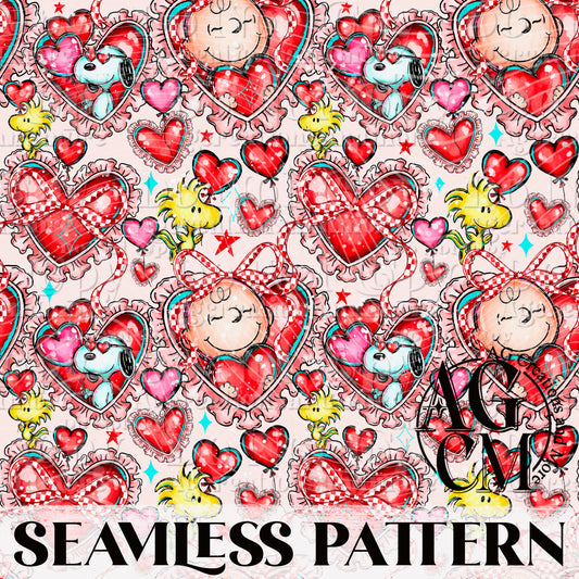 CB V-Day Seamless Pattern PNG