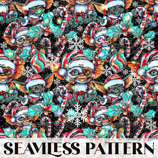 Gizmo Seamless Pattern PNG