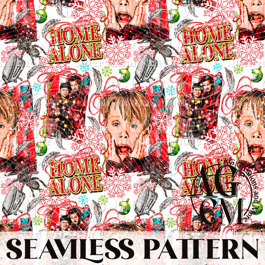 Kevin  Seamless Pattern PNG