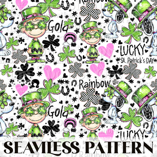 peanuts Seamless Pattern PNG
