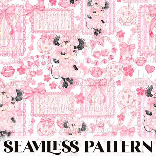 Glamour Seamless Pattern PNG