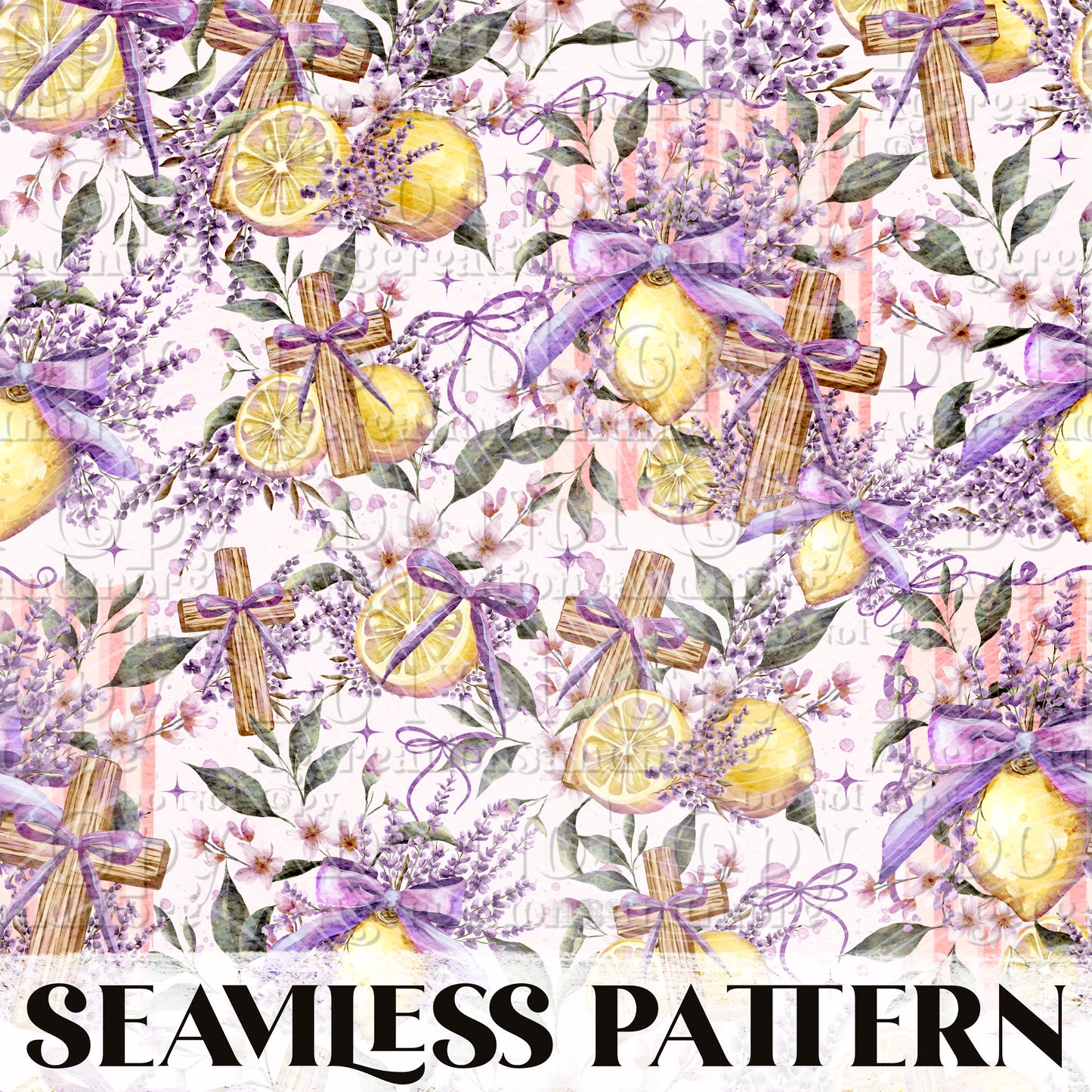With Jesus Life is Zestful Seamless Pattern PNG