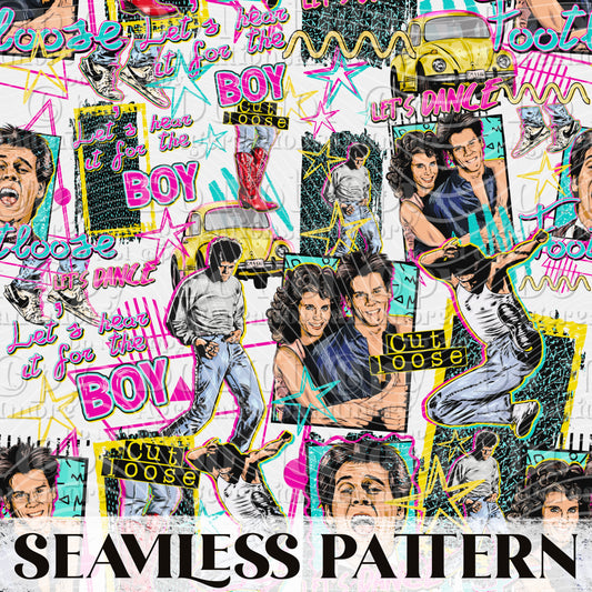 Cut Loose Seamless Pattern PNG
