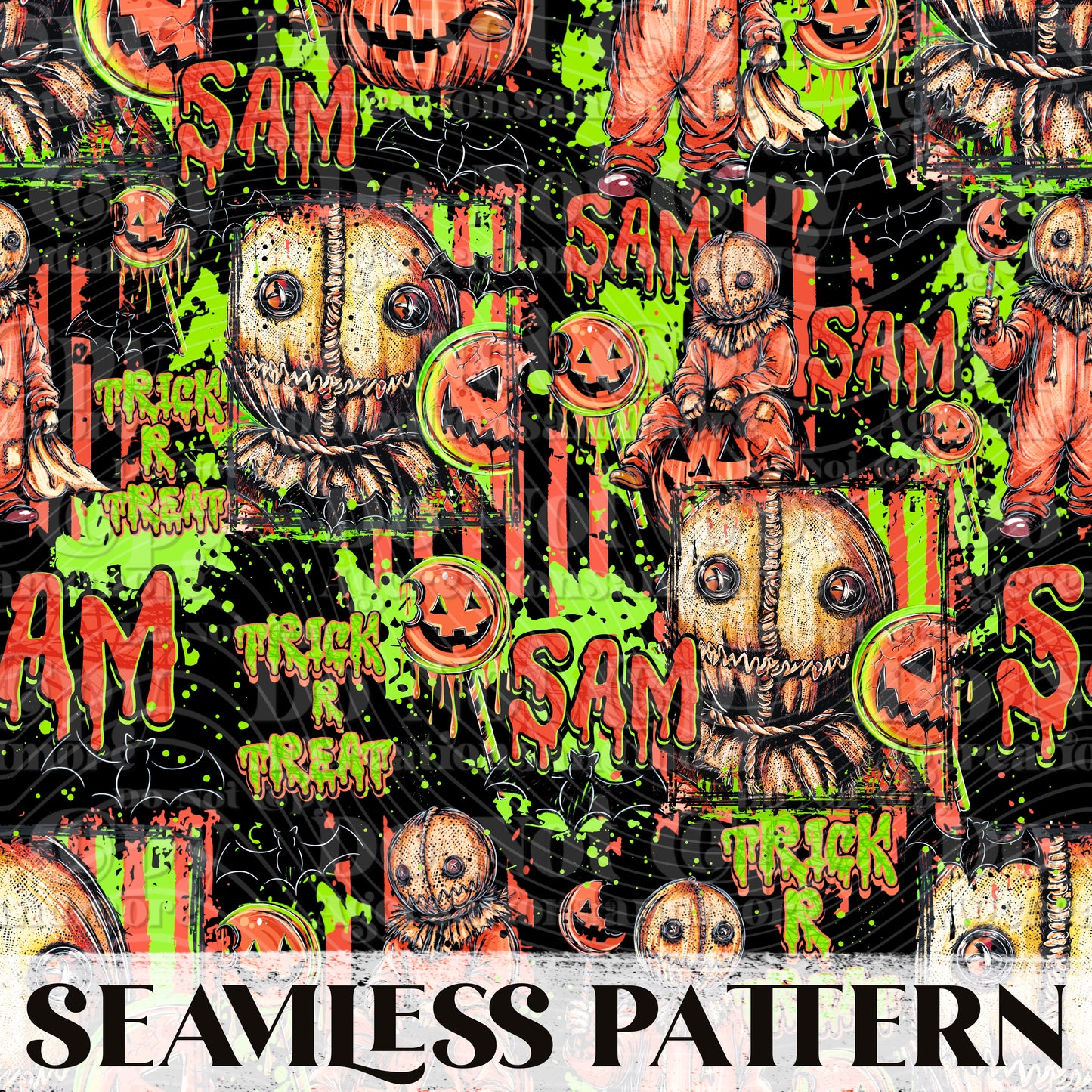 Sam Seamless Pattern PNG